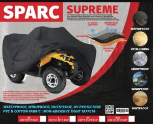 SPARC Supreme zaštitna cerada za ATV/kvadove L veličina – vodootporna i UV otporna